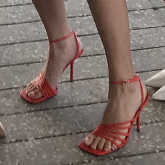 Zara heels. Orange. Size 37 / 7 - Picture 6 of 6